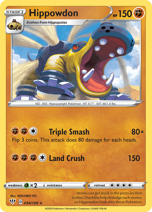 Hippowdon — Darkness Ablaze #94