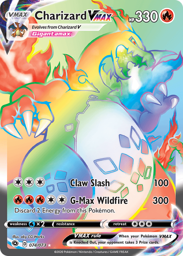 Charizard VMAX — Champion's Path #74