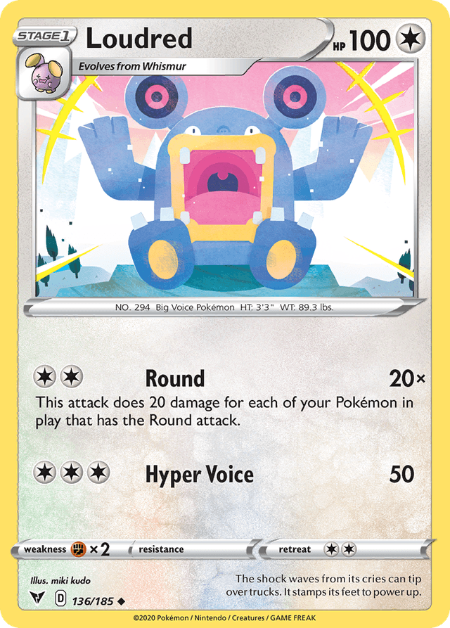 Loudred — Vivid Voltage #136
