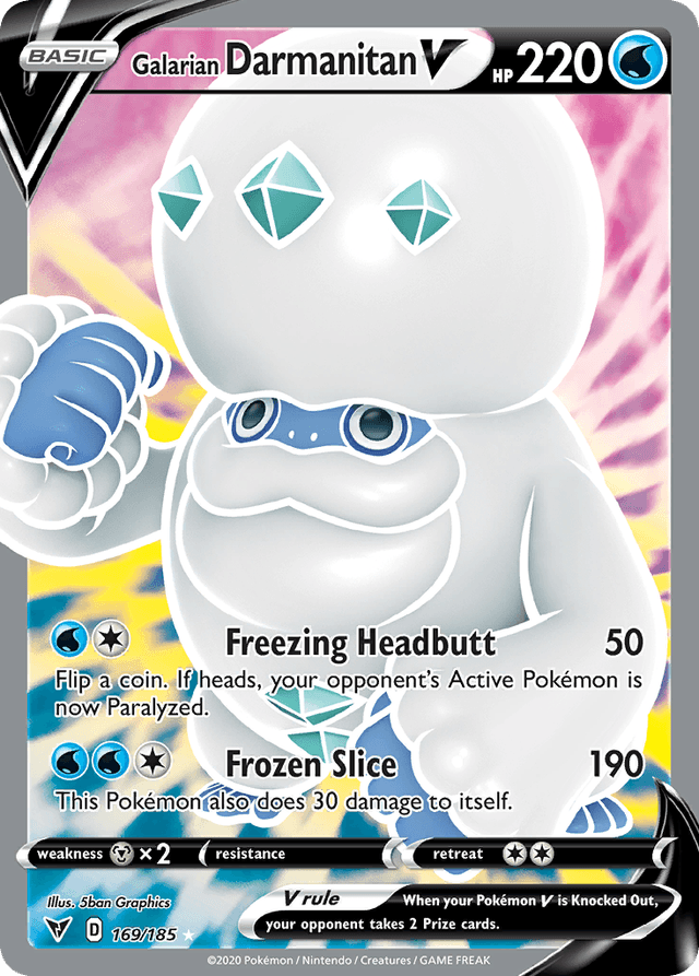 Galarian Darmanitan V — Vivid Voltage #169