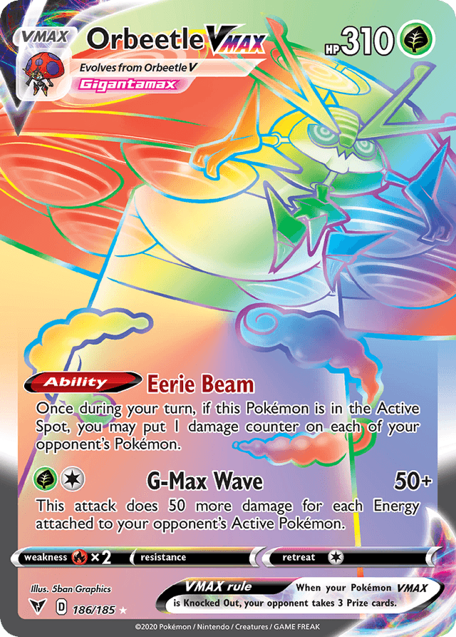 Orbeetle VMAX — Vivid Voltage #186