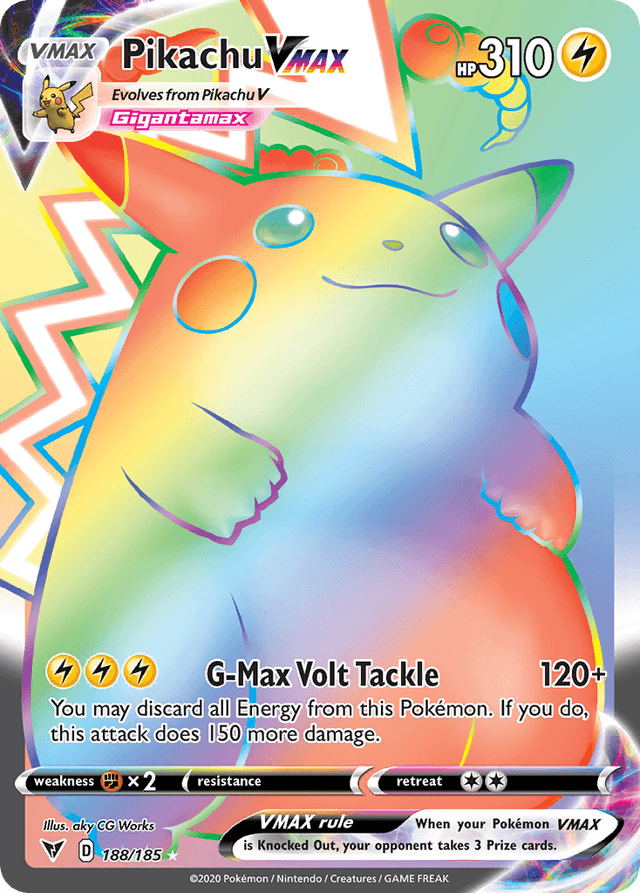 Pikachu VMAX — Vivid Voltage #188