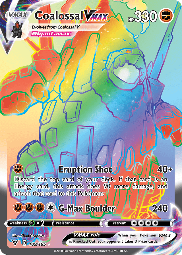 Coalossal VMAX — Vivid Voltage #189