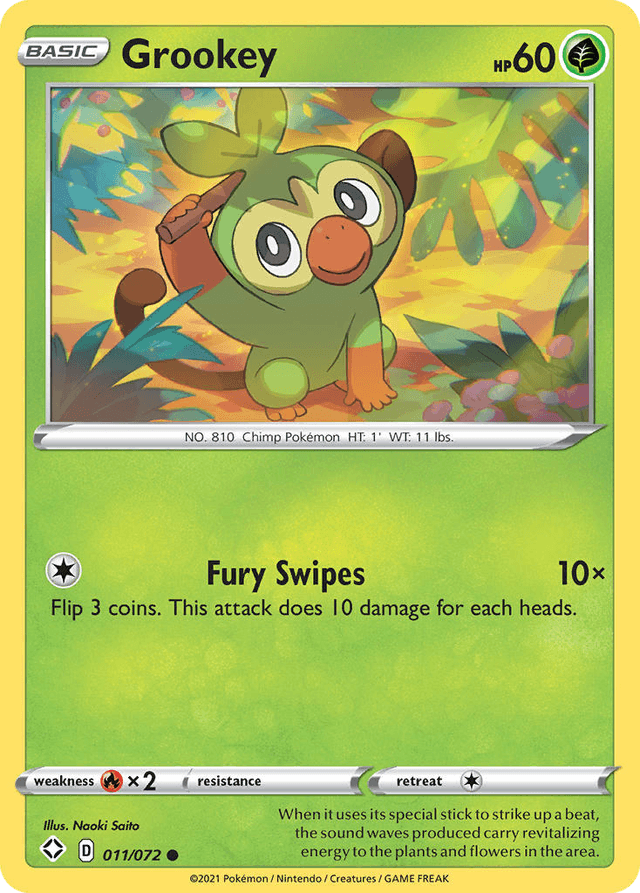 Grookey — Shining Fates #11