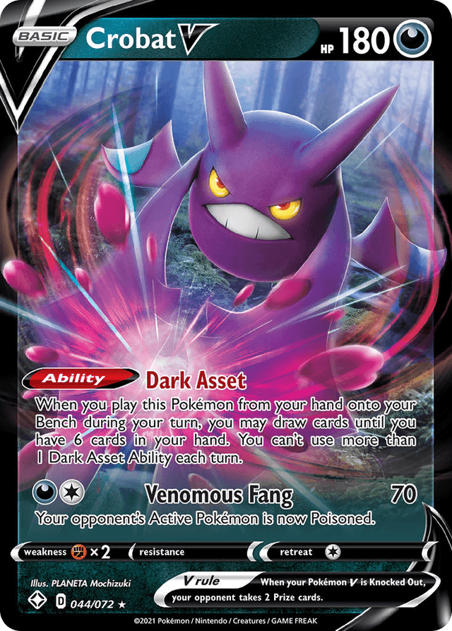 Crobat V — Shining Fates #44