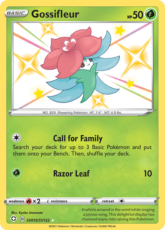 Gossifleur — Shining Fates Shiny Vault #SV010