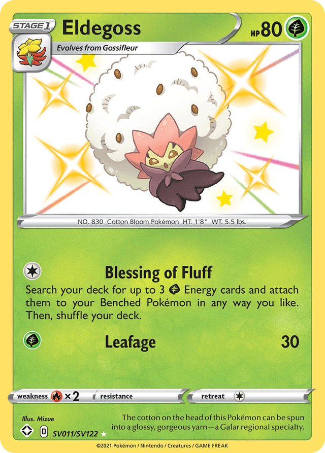 Eldegoss — Shining Fates Shiny Vault #SV011