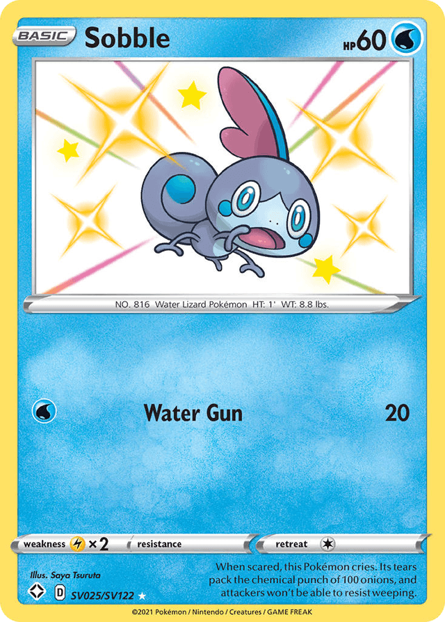 Sobble — Shining Fates Shiny Vault #SV025