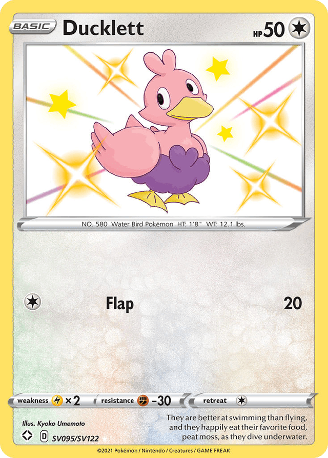 Ducklett — Shining Fates Shiny Vault #SV095