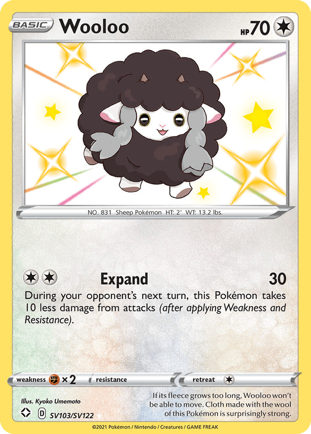 Wooloo — Shining Fates Shiny Vault #SV103