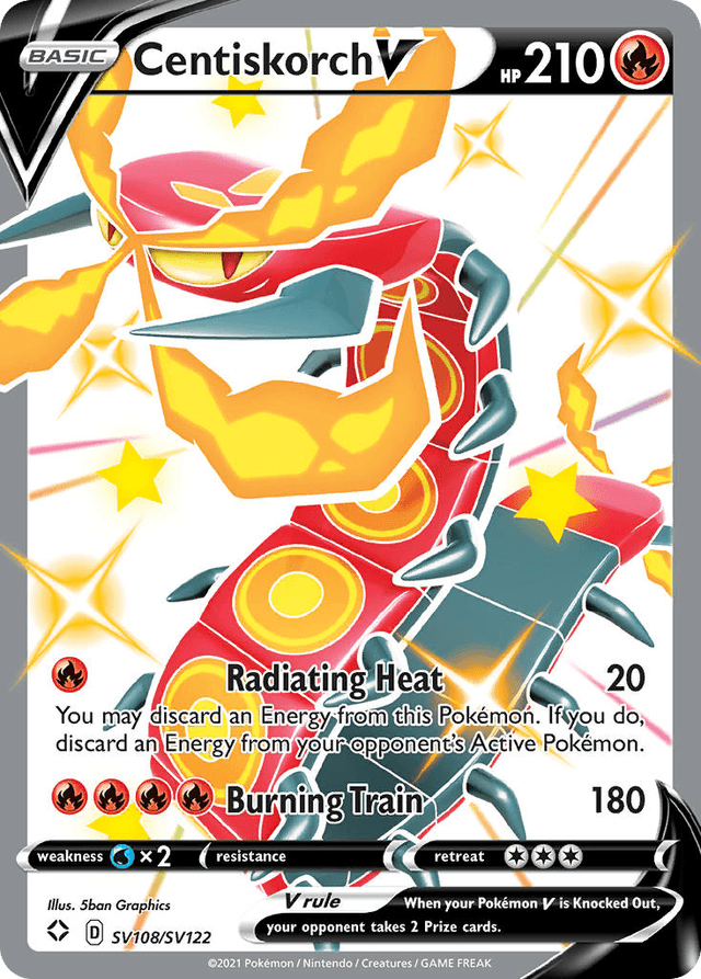 Centiskorch V — Shining Fates Shiny Vault #SV108