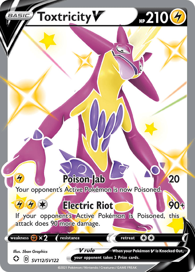 Toxtricity V — Shining Fates Shiny Vault #SV112