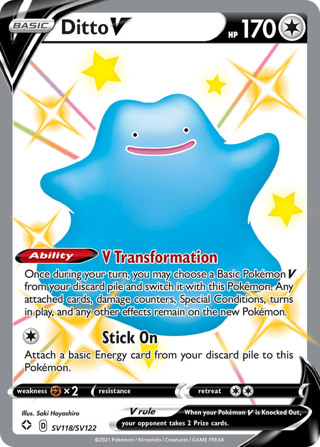 Ditto V — Shining Fates Shiny Vault #SV118