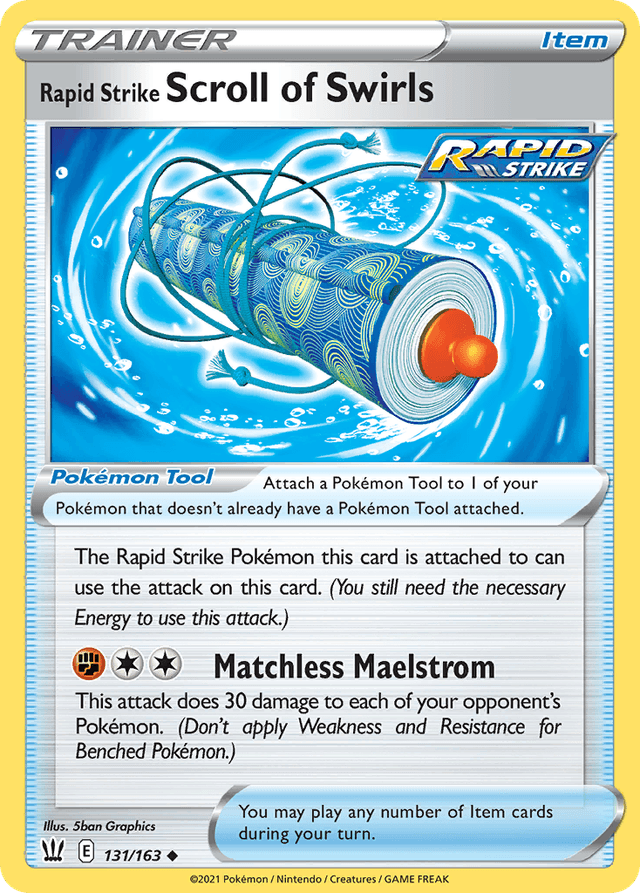 Rapid Strike Scroll of Swirls — Battle Styles #131