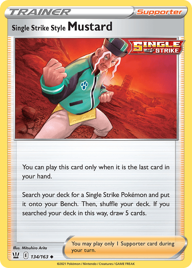 Single Strike Style Mustard — Battle Styles #134