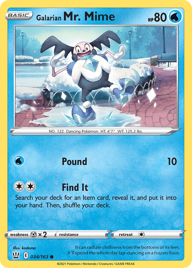 Galarian Mr. Mime — Battle Styles #34