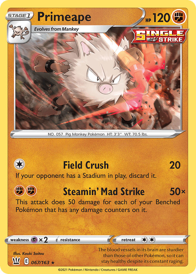 Primeape — Battle Styles #67