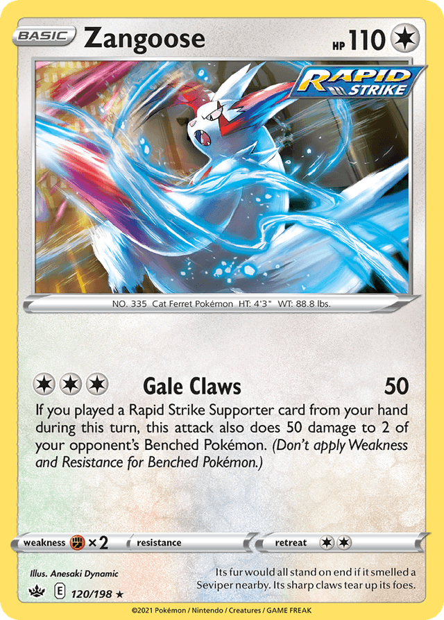 Zangoose — Chilling Reign #120