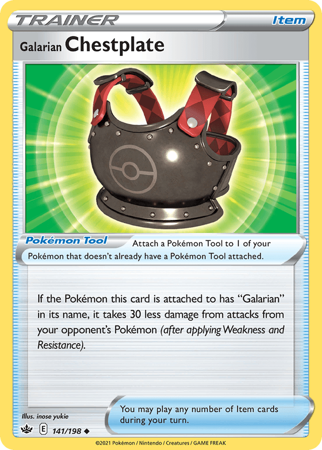 Galarian Chestplate — Chilling Reign #141