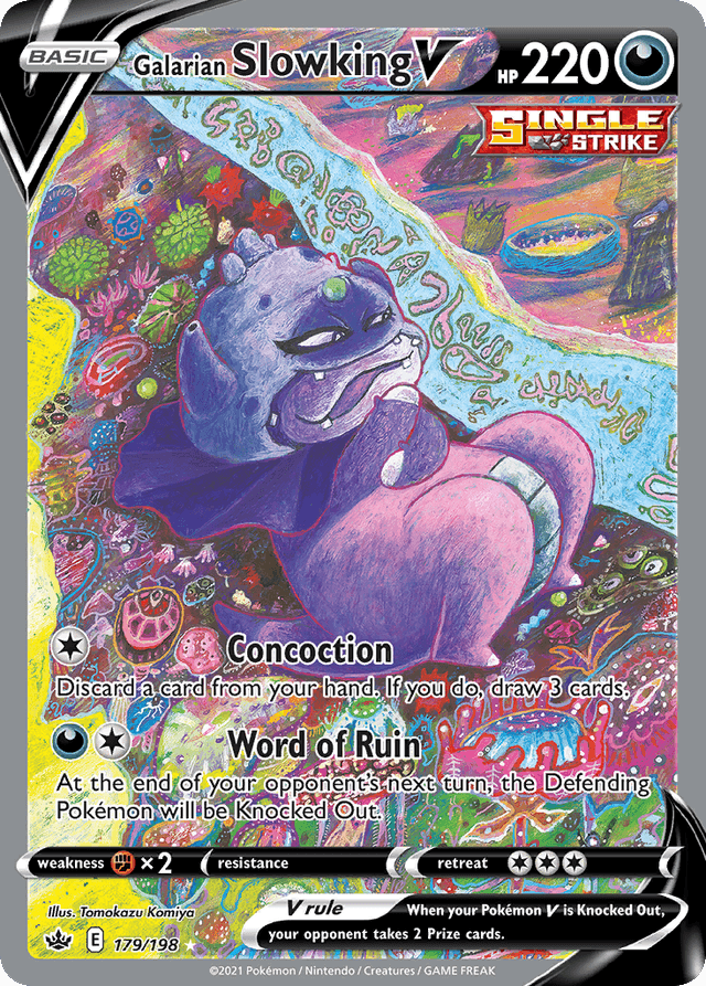 Galarian Slowking V — Chilling Reign #179