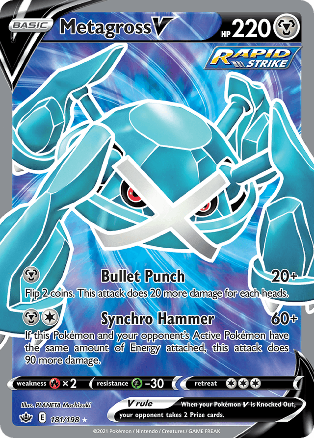 Metagross V — Chilling Reign #181