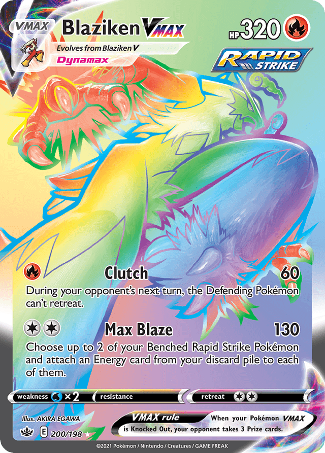Blaziken VMAX — Chilling Reign #200