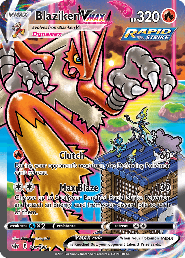 Blaziken VMAX — Chilling Reign #201