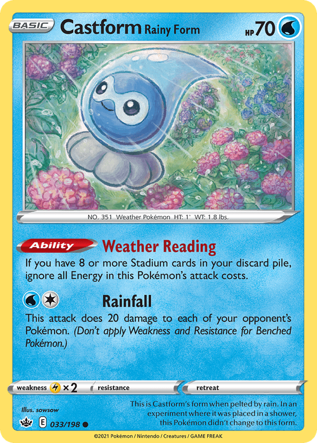Castform Rainy Form — Chilling Reign #33