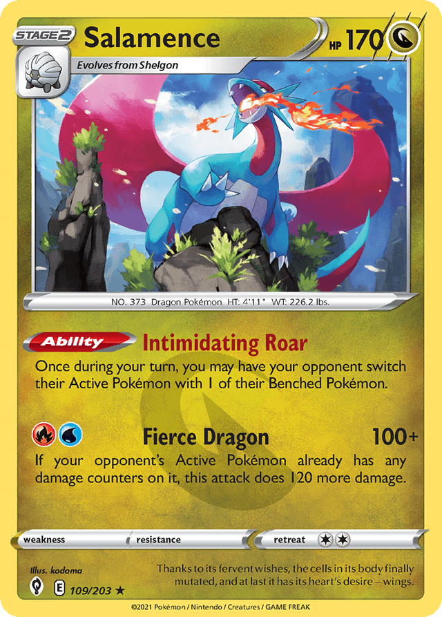 Salamence — Evolving Skies #109