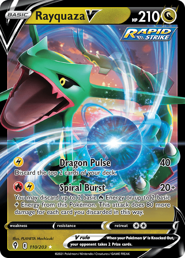 Rayquaza V — Evolving Skies #110