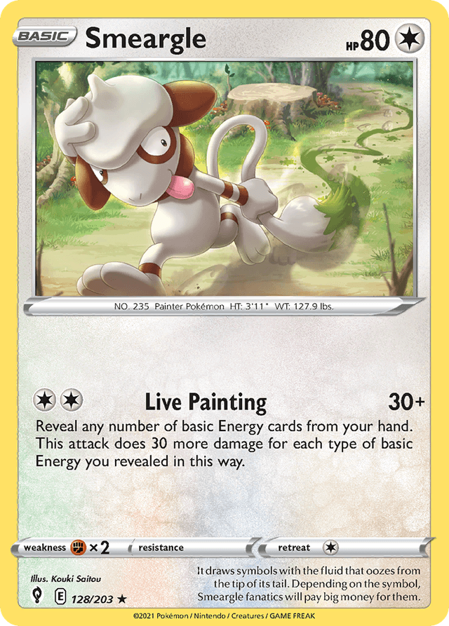 Smeargle — Evolving Skies #128
