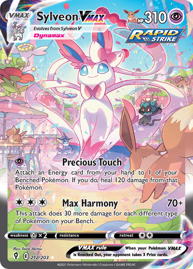 Sylveon VMAX — Evolving Skies #212
