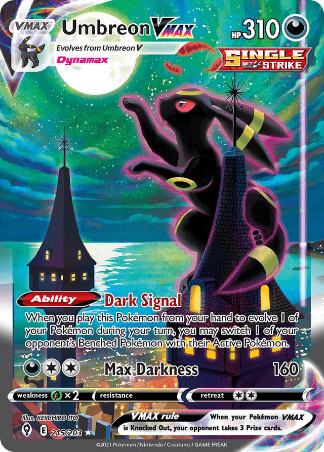 Umbreon VMAX — Evolving Skies #215