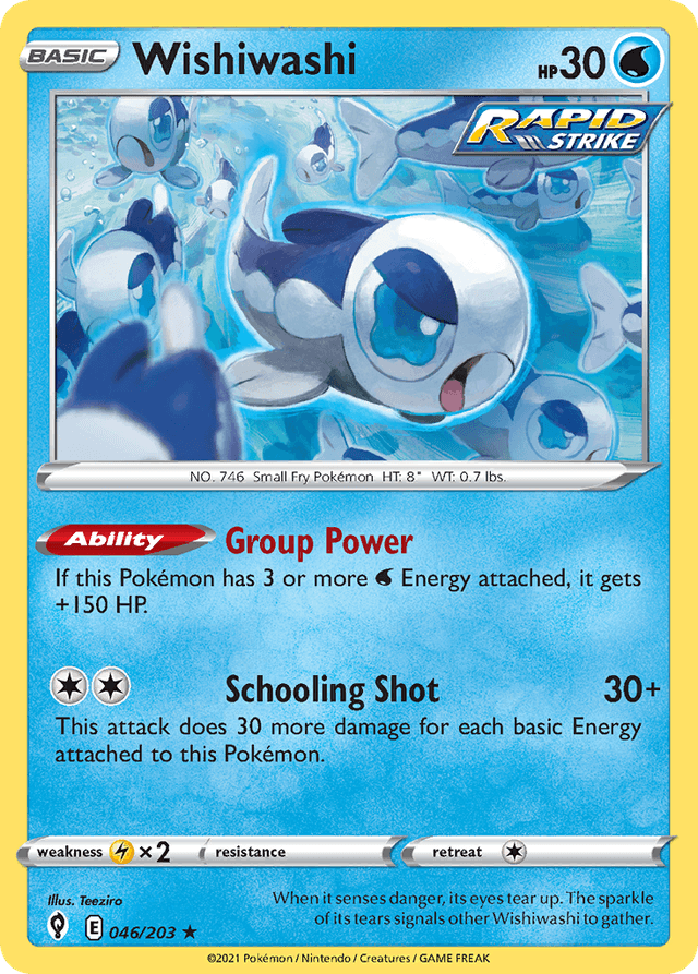 Wishiwashi — Evolving Skies #46