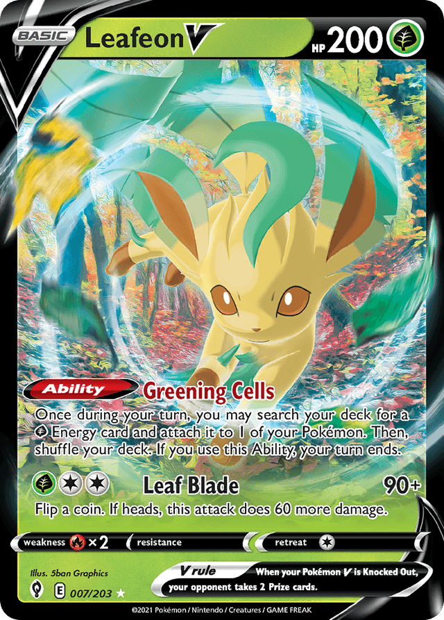 Leafeon V — Evolving Skies #7