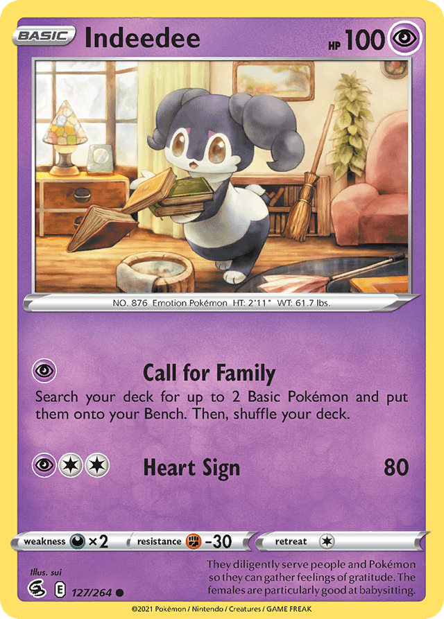 Indeedee — Fusion Strike #127