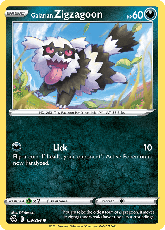 Galarian Zigzagoon — Fusion Strike #159