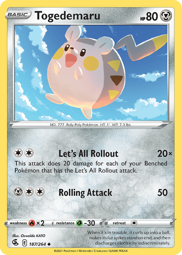 Togedemaru — Fusion Strike #187