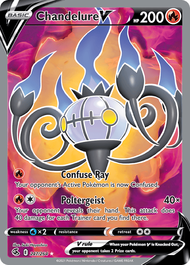 Chandelure V — Fusion Strike #247