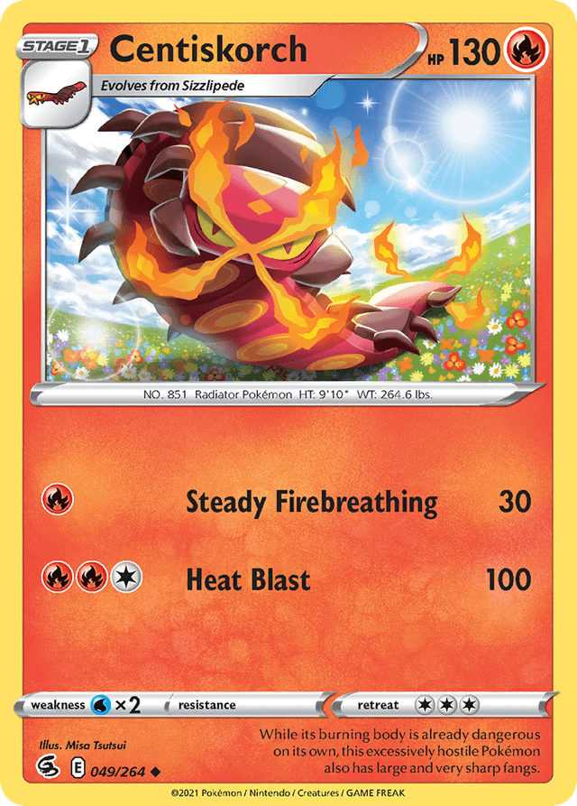 Centiskorch — Fusion Strike #49