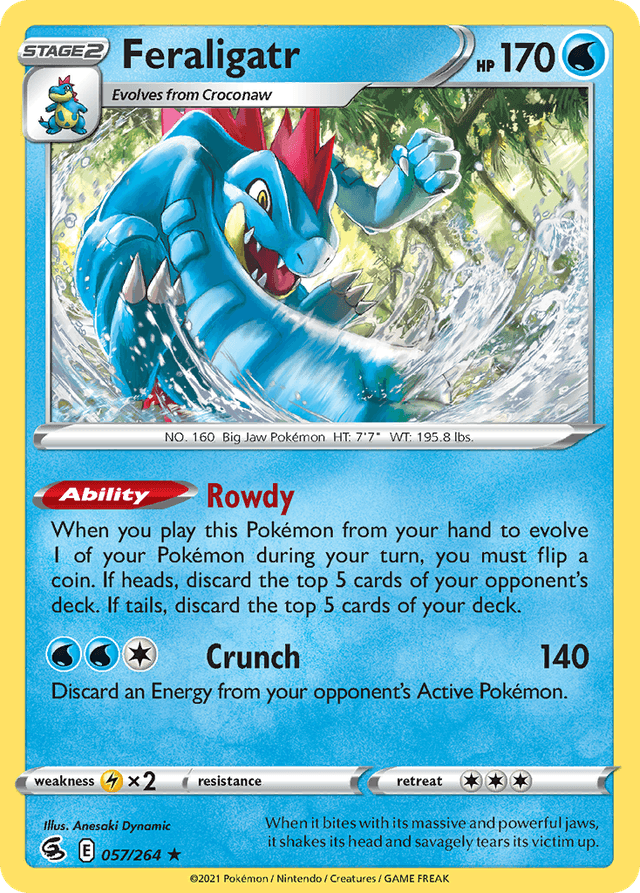 Feraligatr — Fusion Strike #57