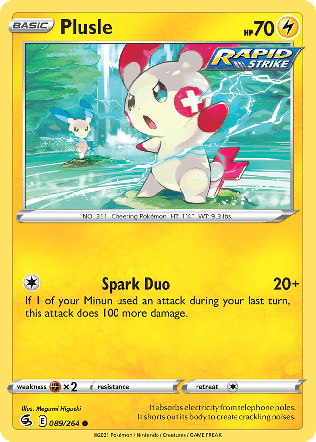 Plusle — Fusion Strike #89