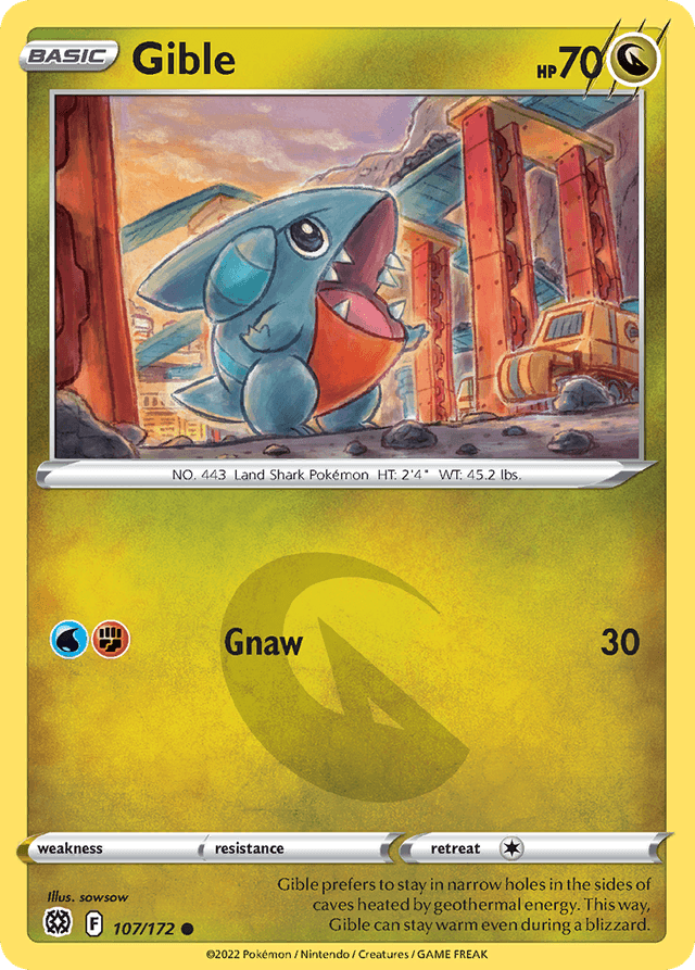 Gible — Brilliant Stars #107