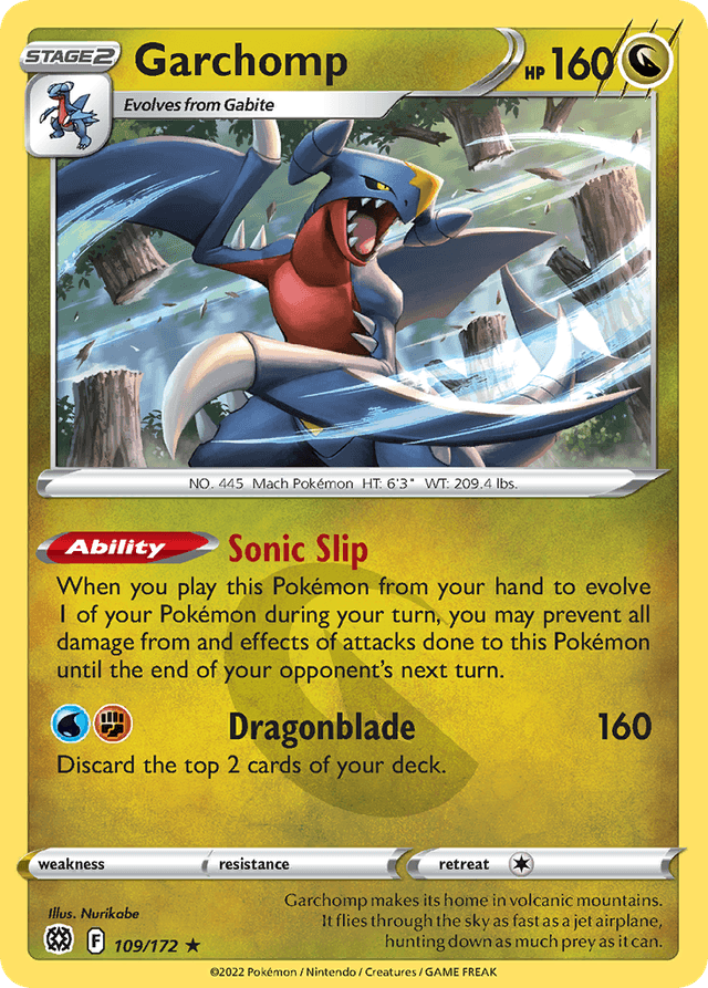 Garchomp — Brilliant Stars #109
