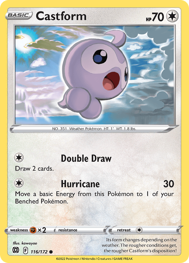 Castform — Brilliant Stars #116