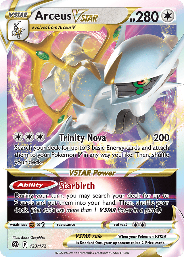 Arceus VSTAR — Brilliant Stars #123
