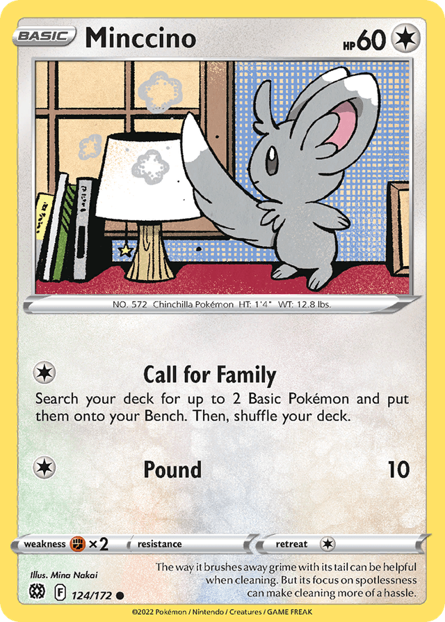 Minccino — Brilliant Stars #124