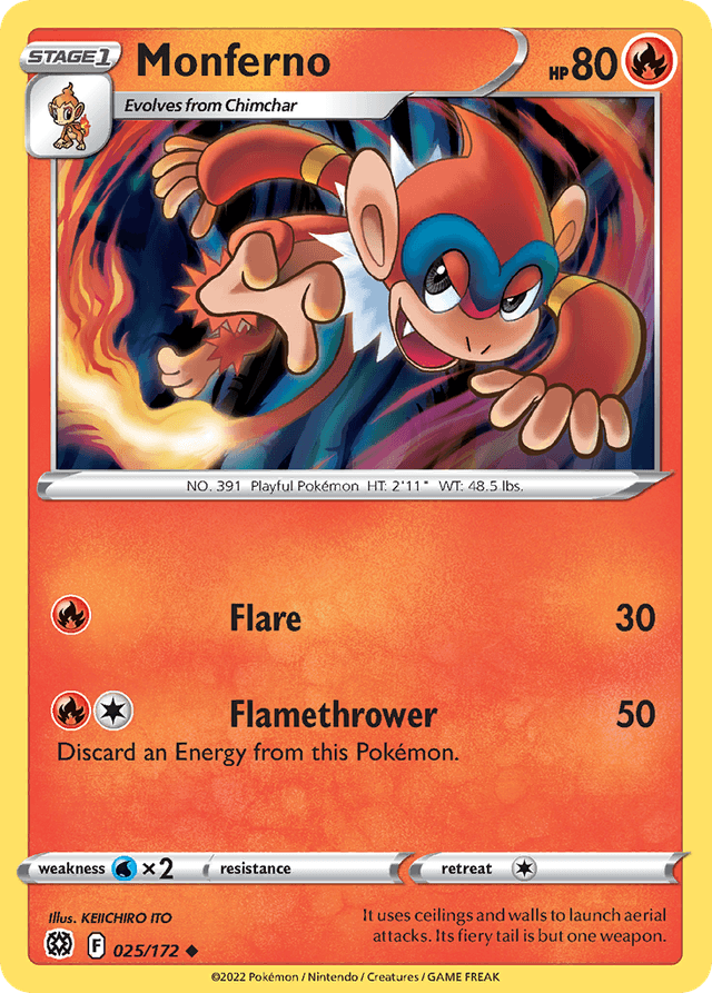 Monferno — Brilliant Stars #25