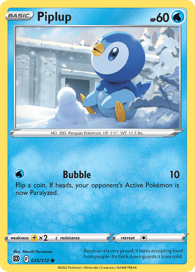 Piplup — Brilliant Stars #35