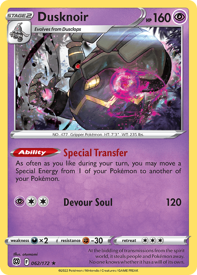Dusknoir — Brilliant Stars #62